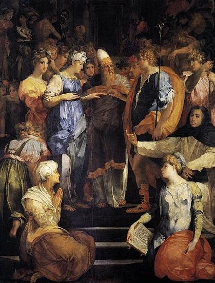 Rosso Fiorentino Betrothal of the Virgin china oil painting image